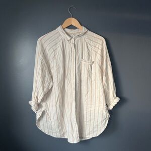 Aerie Striped Button-Up Shirt